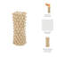 Ceramic Decorative Vase with Textured Floral Design Modern Accent for Home Decor-279590387-279590384