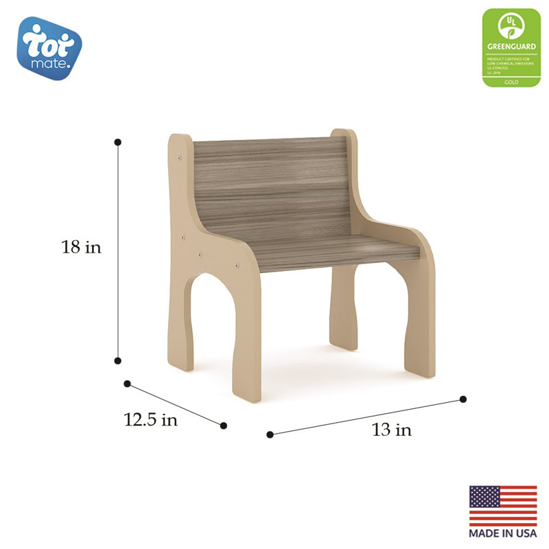 Chaise de classe standard, Non, Gris orme ombré, 10"