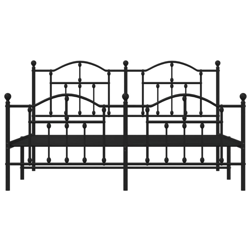 Anadolu Bed, Black, European Kingsize (160 x 200cm)