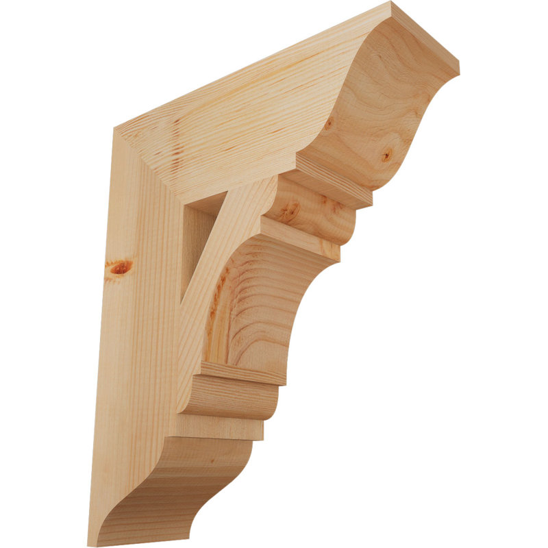 Support l 5 1/2 po x P 18 po x H 22 po, H 18 po x l 5,5 po x P 22 po, Douglas (lisse)