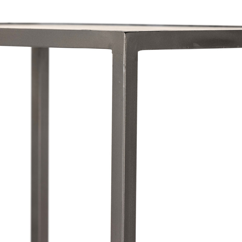 Trey Aasmin Bookshelf - Black Wash Poplar, Dove Poplar