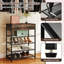 5 - Hook Wall Mounted Coat Rack