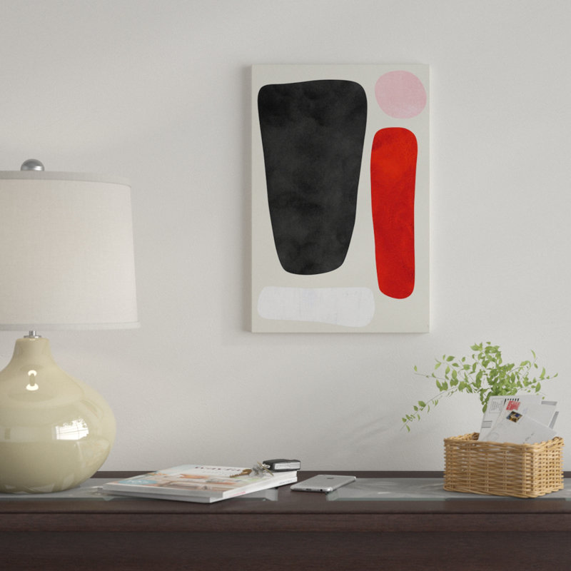 « solus » par tracie andrews, impression sur toile tendue, H 60 po x l 40po x P 1,5 po, Toile avec cadre noir, Pas de tapis