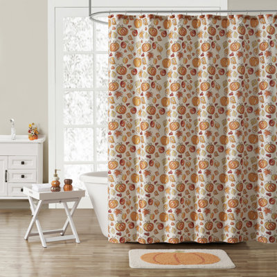 Ensemble de rideau de douche 16 pièces The Holiday Aisle® Home Karlien