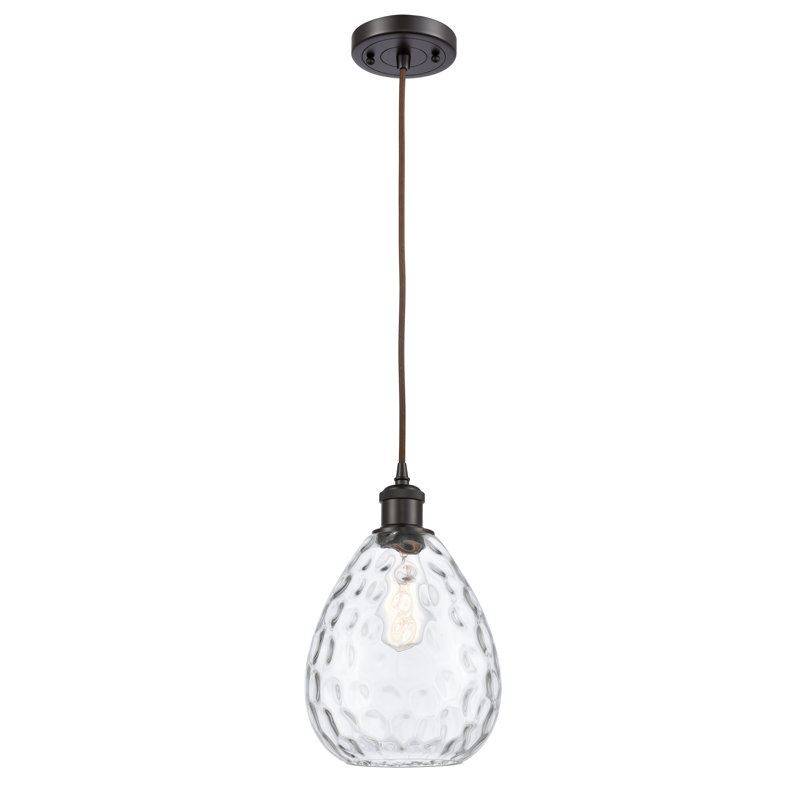 Jaron 1 - Light Single Pendant, Oil Rubbed Bronze, 3.5 Watt Vintage LED Bulb