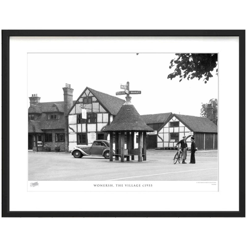 Wonersh, The Village C1955 by Francis Frith - Single Picture Frame Print, 45cm H x 60cm W x 2.3cm D
