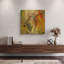 «Arty Beast 1» par Karen Smith, art mural en métal doré, 24 po x 24 po-133337015