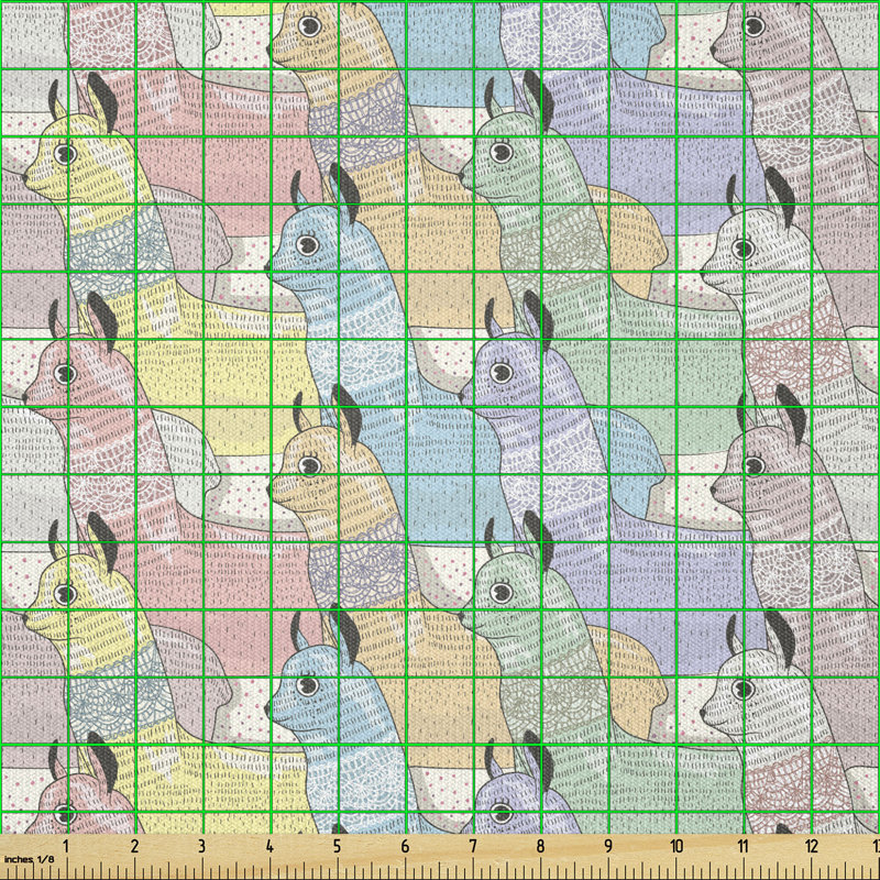 Cowdry Little Alpacas Multi-Purpose Fabric