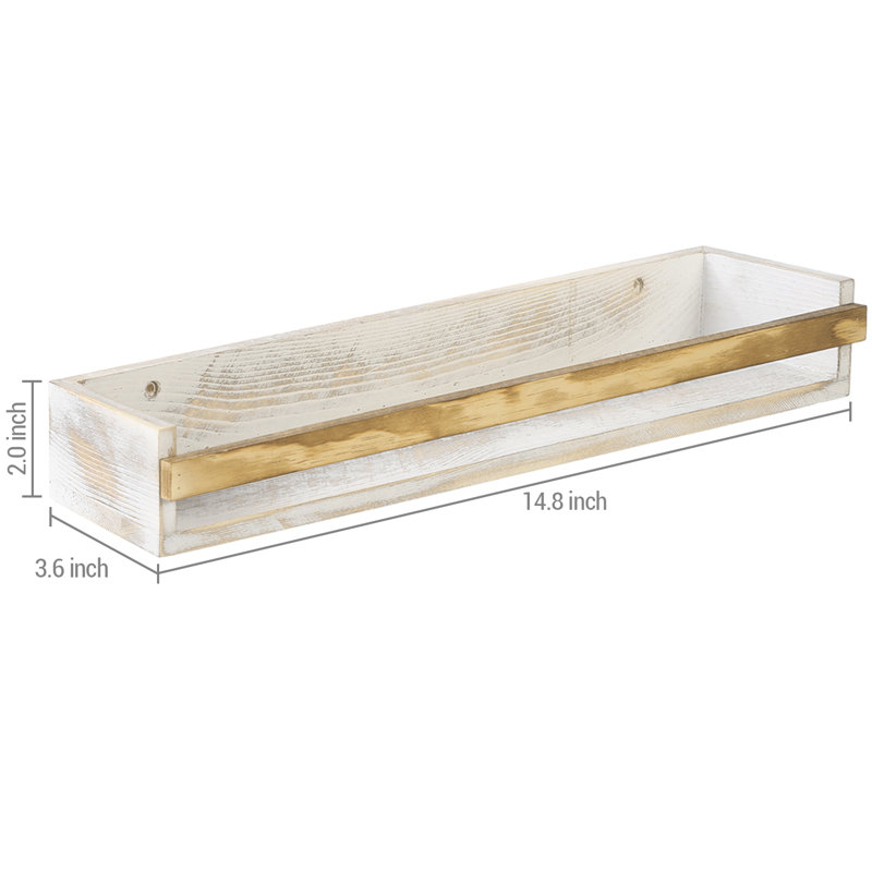 Wall Wood Spice Rack
