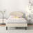 Twin size Bed with Adjustable Tufted Headboard, Platform Bed, Mattress foundation, No Box Spring Needed-2101124065-2101124066