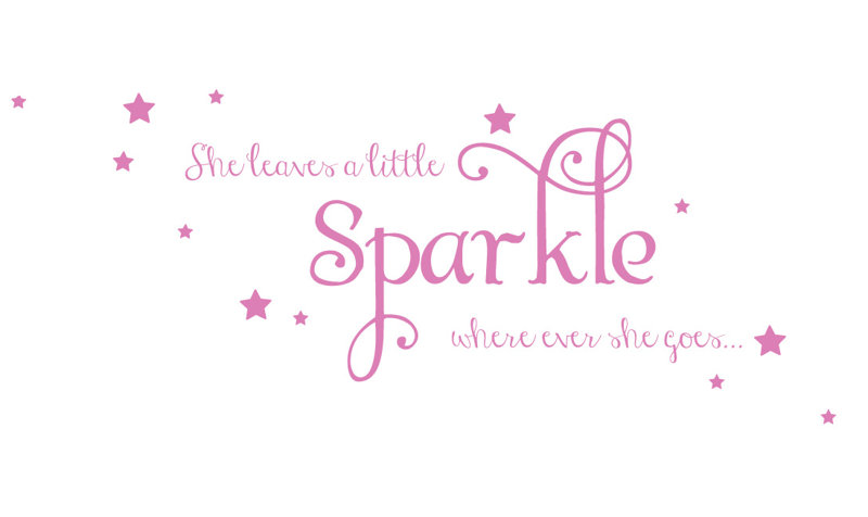 Décalcomanie murale sparkle, Gomme à bulles, H 15 po x l 36 po x P 0,01 po