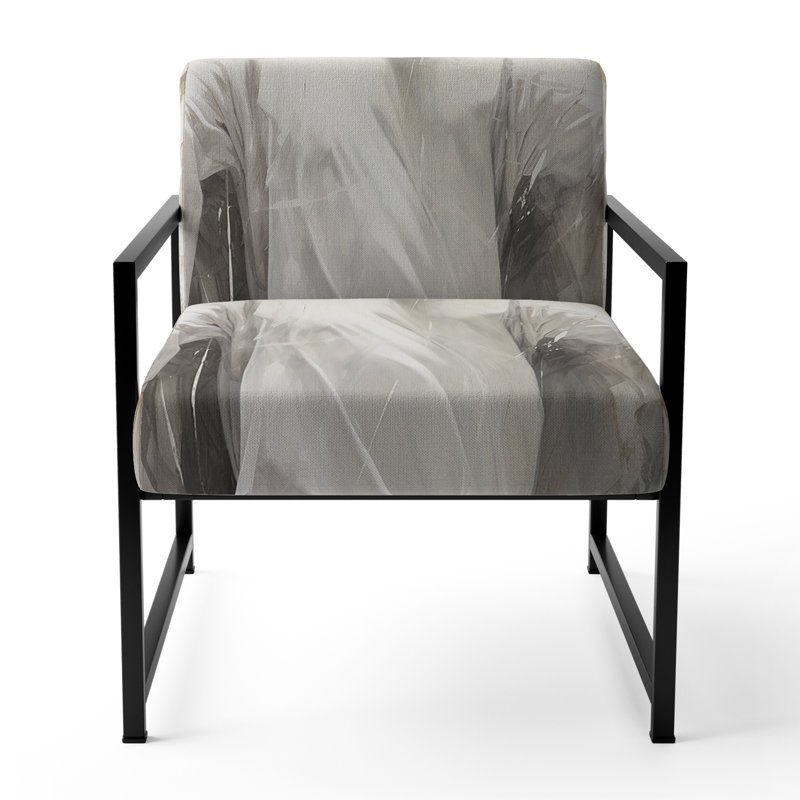 Chaise d'appoint rembourrée Spiritual Jesus, Noir