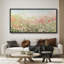 «Abstract Pink Green Botanical», reproduction sur toile encadrée surdimensionnée-111654066-111654067
