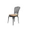 Ensemble bistro 3 pièces en fonte d'aluminium avec 2 chaises et table ronde-1367281760