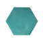 Table d'appoint 14 po avec motif découpé Sunburst, bleu sarcelle-909601971-909601969