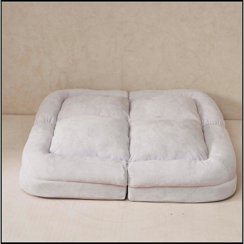 Canapé-lit convertible double escamotable, Blanc