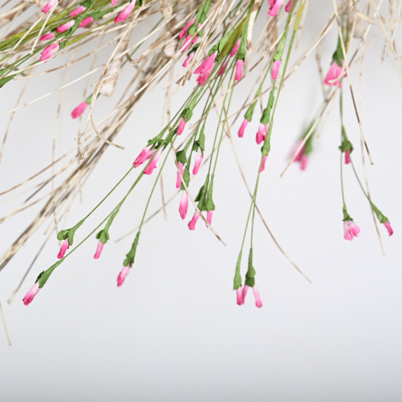 28" Birch Wildflower Spring Front Door Wreath