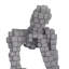 Ensemble de 3 sculptures en polystone Fiorelli-7567904