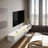 Floating TV Stand With Drawers And Door - Wall Mounted Entertainment Center With Cable Management For Living Room And Bedroom