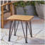 Table d'appoint en bois et métal Zion