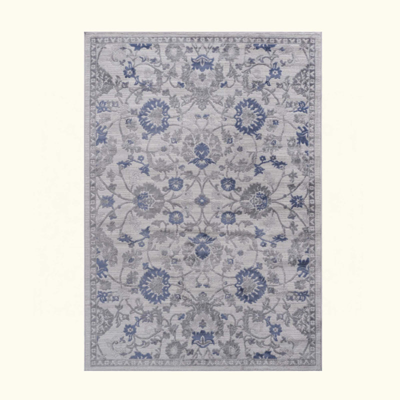Oriental Non-Shedding Living Room Bedroom Dining Home Office Stylish And Stain Resistant Area Rug, Rectangle 6'7" x 7'9"