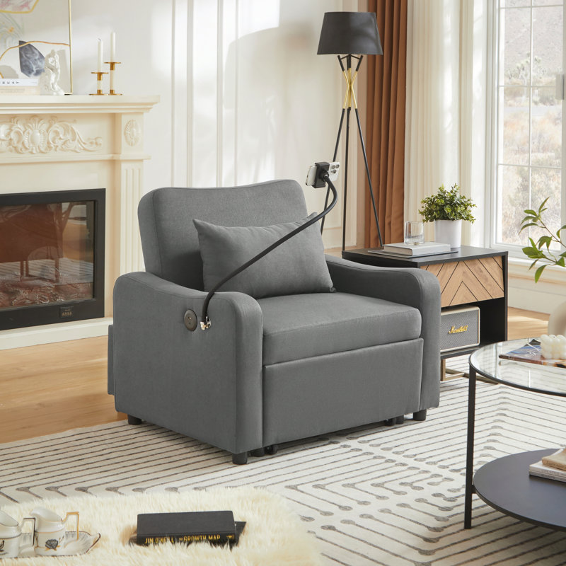 Fauteuil convertible 3 en 1, Dark Grey