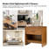 Reeder 2-Drawer Modern Nightstand with Secret Hidden Compartment and Built-in Outlets