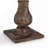Round End Table Aged