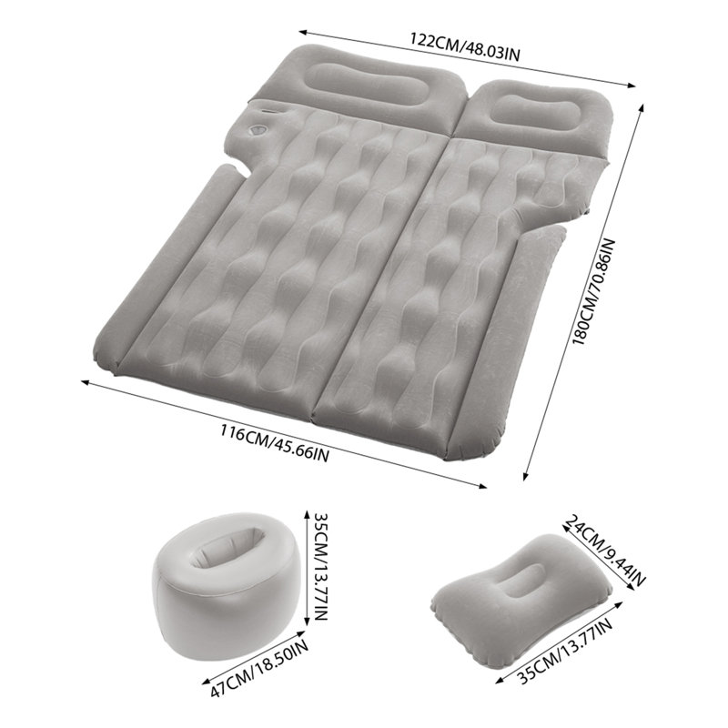 13cm Air Bed, Grey