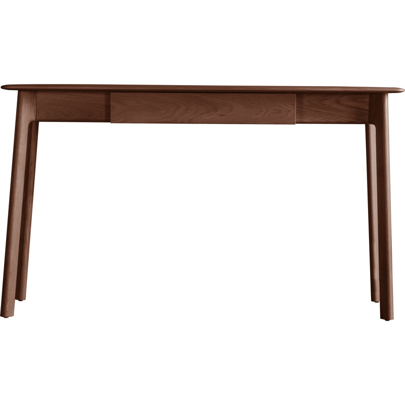 Cade Solid Wood Writing Desk, Walnut