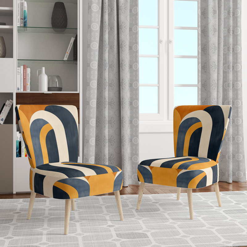 Upholstered Accent Chair, Side Chair Armless