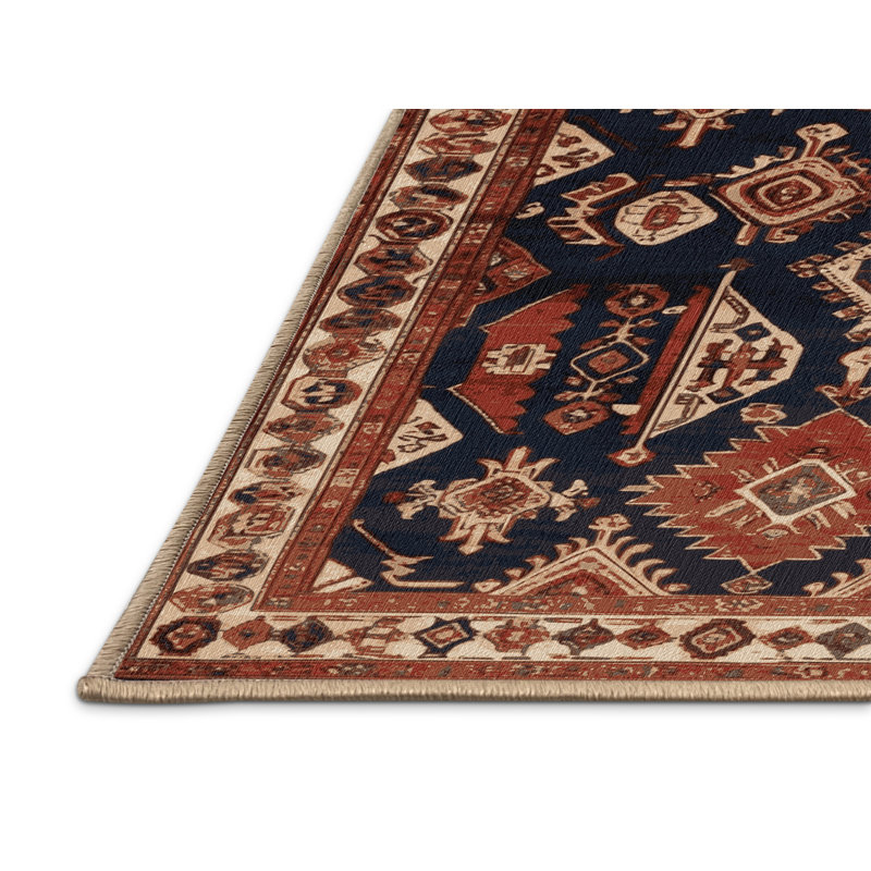 Tapis brun lavable à la machine, Rectangulaire 2 pi x 3 pi