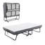 Lit d'invité pliable avec matelas et housse