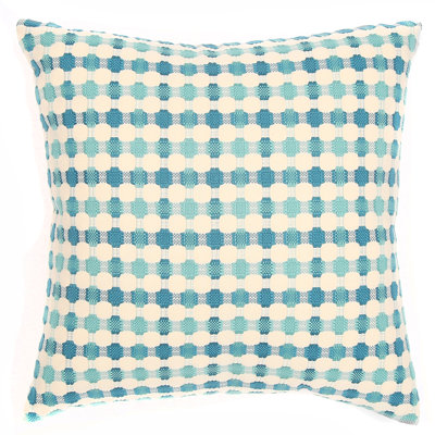Geometric Feather Throw Pillow