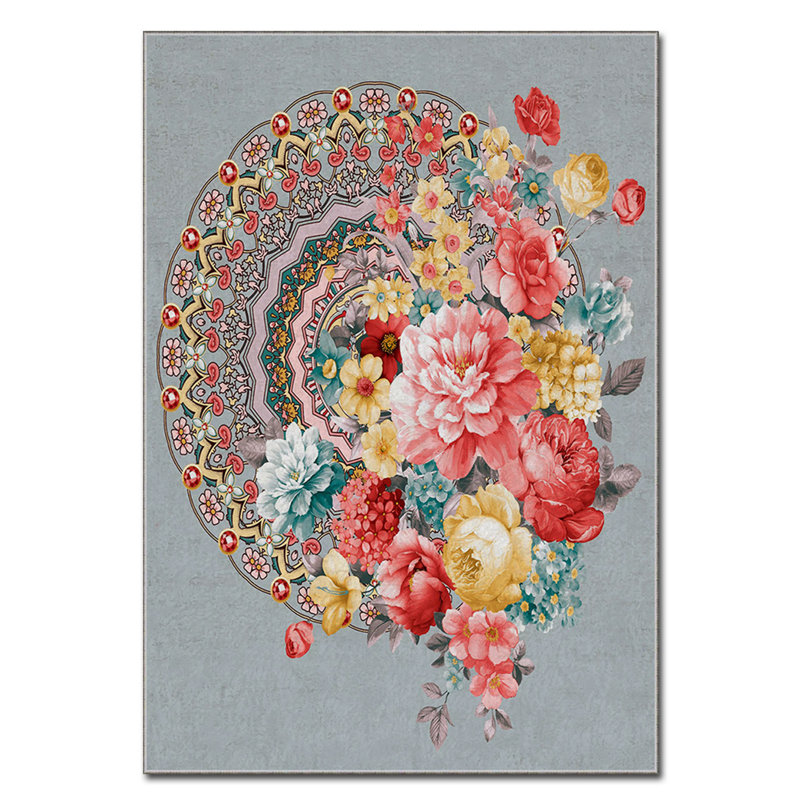 Luxurious Polyester Carpet, 39.4 x 70.9 Inches | 740 g/m² | Velvet Fabric with Non-Slip Felt Dot Underside | Laminated Sponge for Comfort | Easy to Clean & Machine Washable | Perfect for Living Room & Bedroom Décor