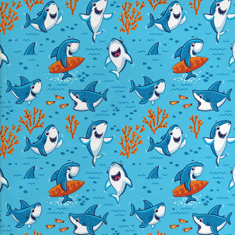 Tissu de requin, H 36 po x l 58 po x P 1 po