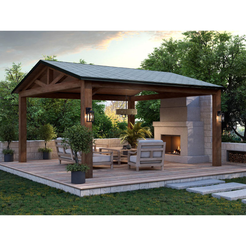 Cecil 3 - Light Outdoor Chandelier