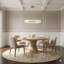 Lustre halo en chrome Sabbir avec détails en cristal transparent-936259524