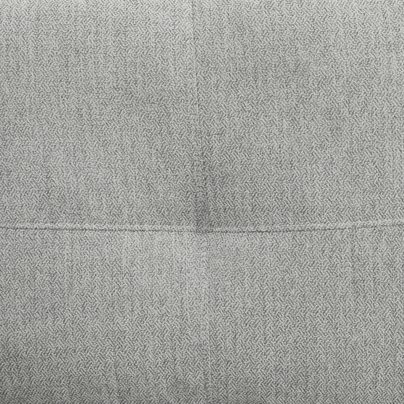 Laurana Upholstered L-Shaped Sectional Right Hand Facing, White Gray 100% Linen