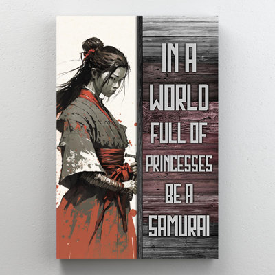 Be Be Samurai, impression sur toile