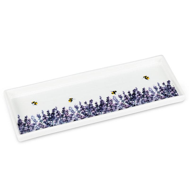 Plateau lavande avec abeilles Idabel
