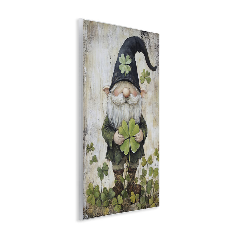 Plaque murale gnome Cottage, design par Tina LeCour, H 19 po x l 13 po