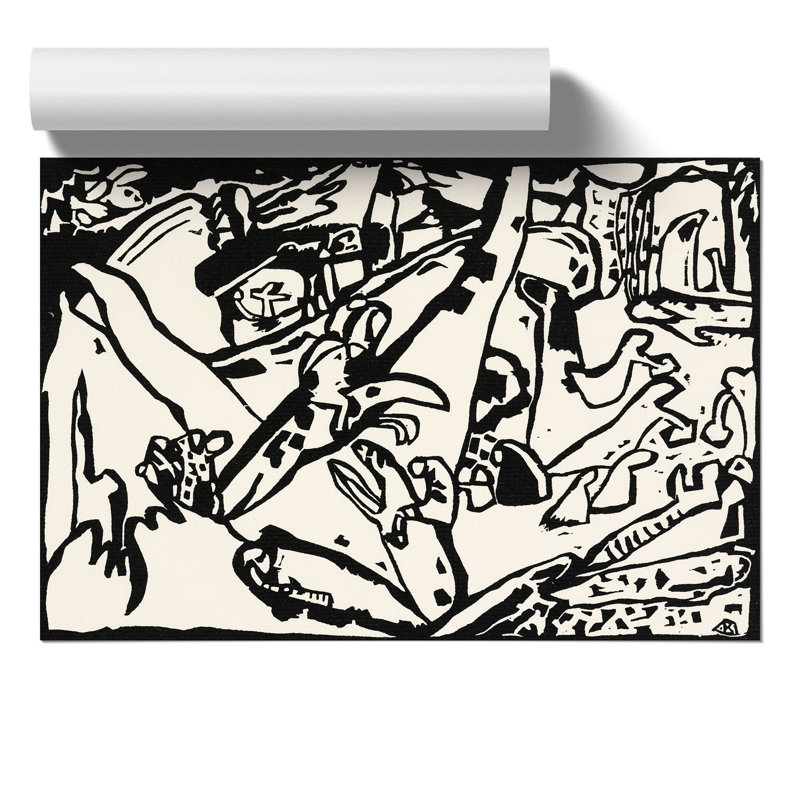 Composition Vol.2 by Wassily Kandinsky - No Frame Painting, 42cm H x 59cm W x 0.1cm D