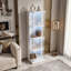 Glass 40 cm W Display Cabinet with Lighting