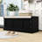 Storage Bench with 2 Drawers, 2 Cabinets and Removable Cushion for Entryway-1440841057