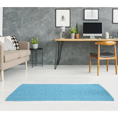 Chenille Geometric Indoor Rug