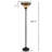 Zainab 70'' Dark Bronze Torchiere Floor Lamp