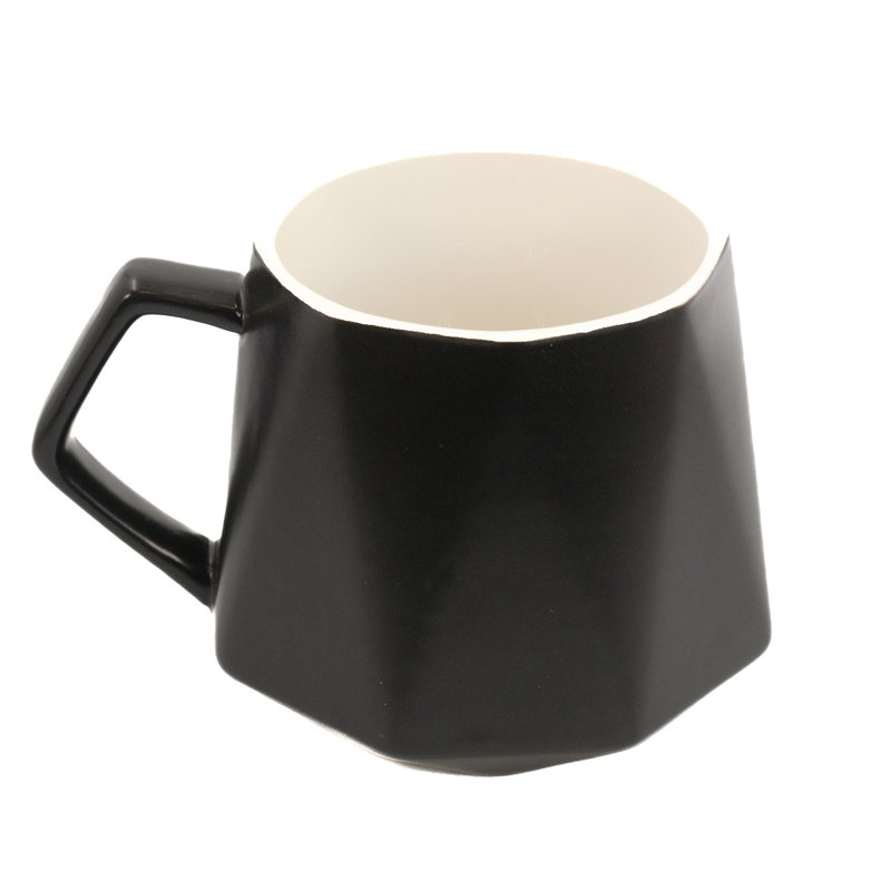 Danett Ceramic Coffee Cup, Black