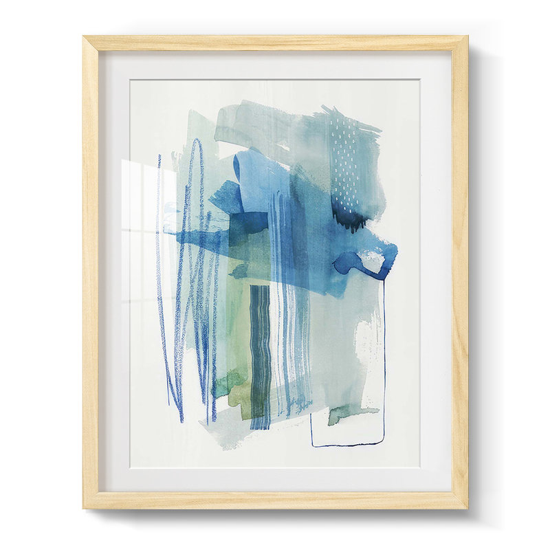 Abstract Oasis I -Framed Print