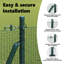 Welded Wire Fence With 7 Flanged Posts Steel-602281956-602281503